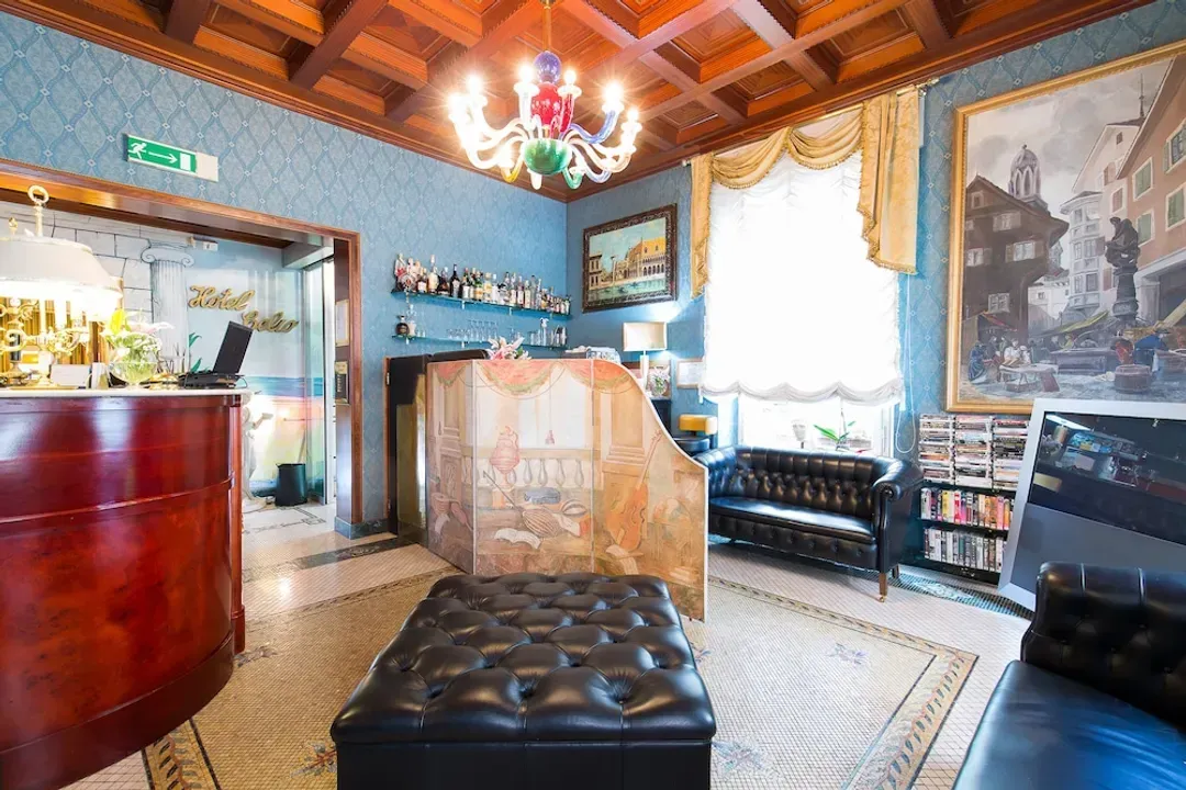 Lobby sitting area