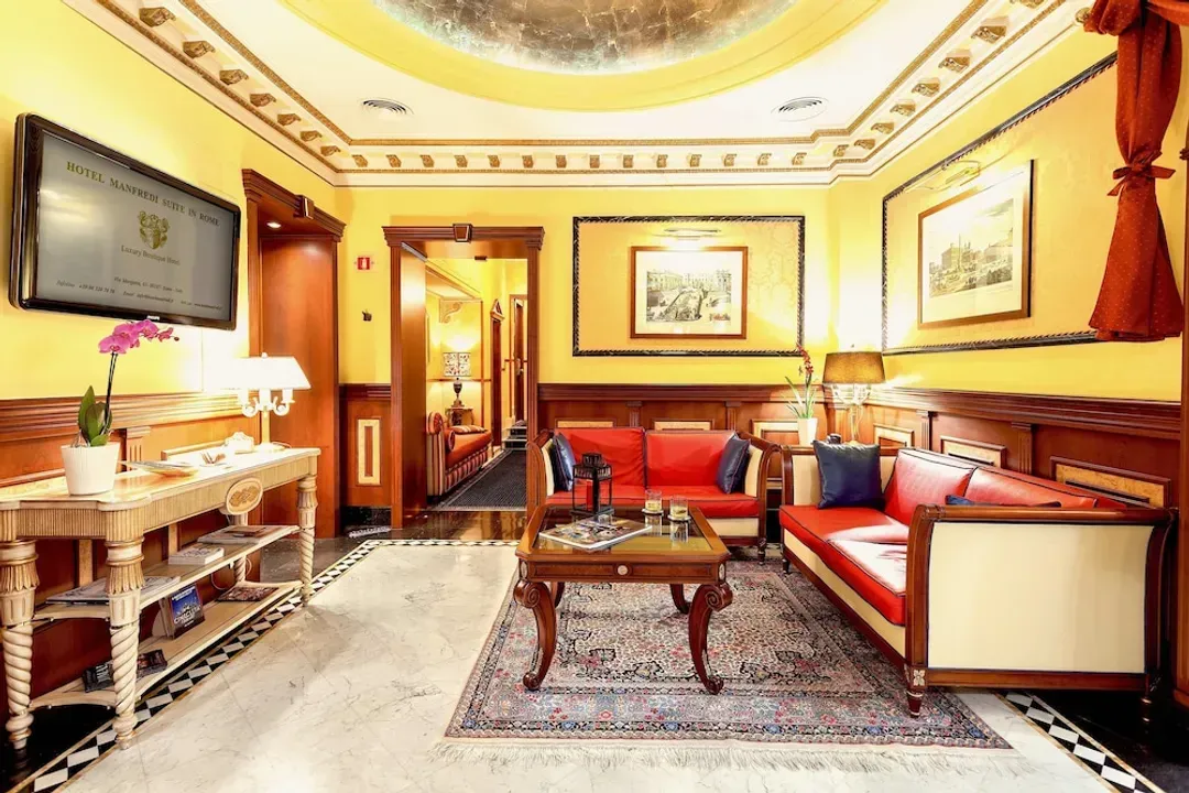 Lobby sitting area
