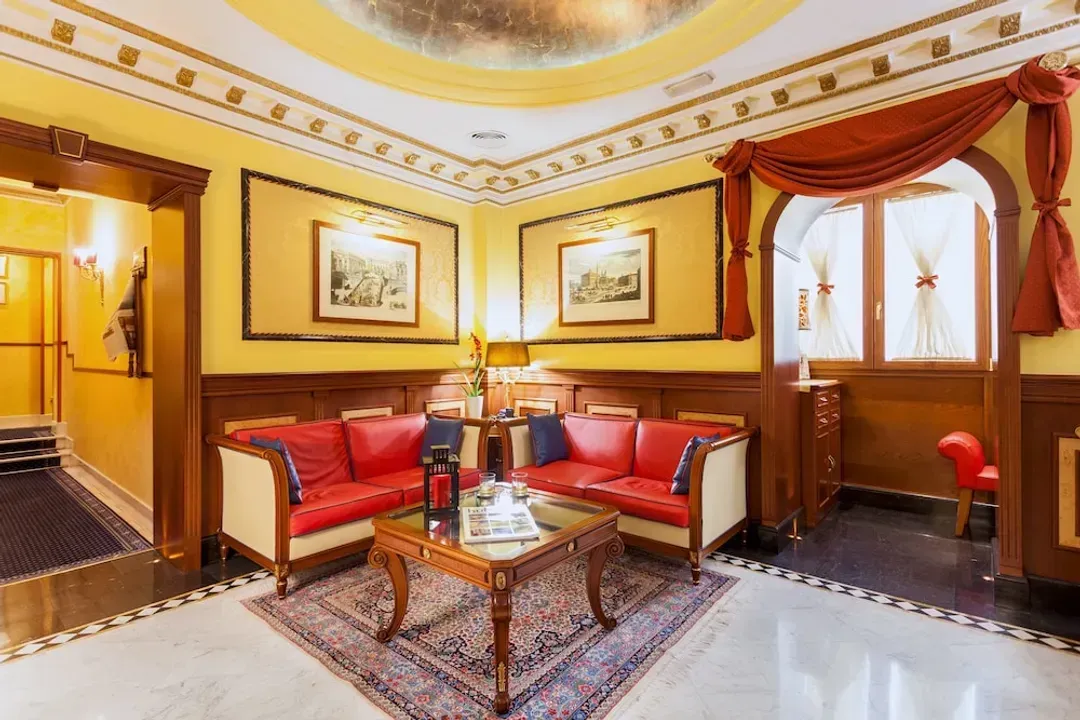 Lobby sitting area