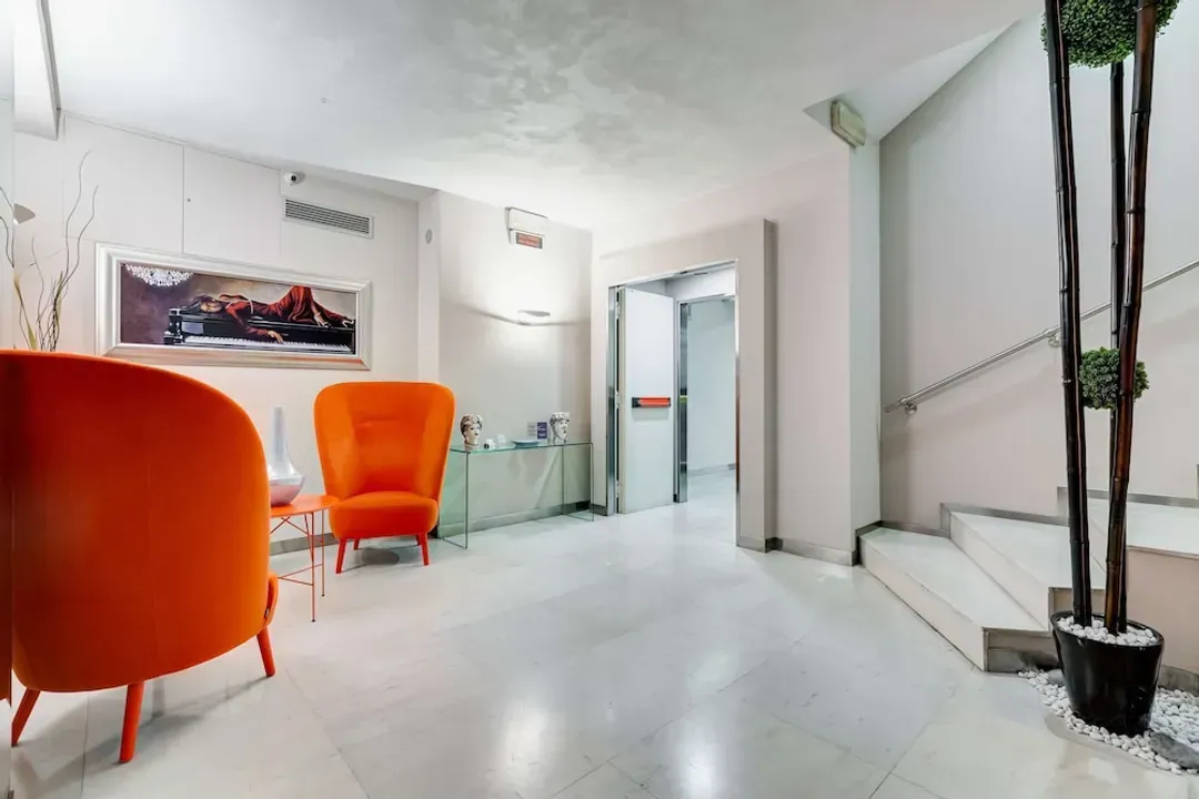 Lobby sitting area