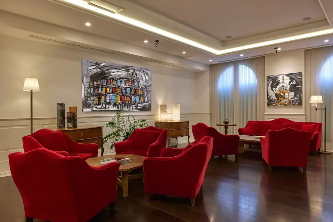 Lobby sitting area