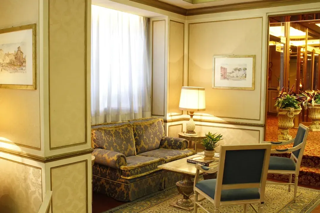 Lobby sitting area