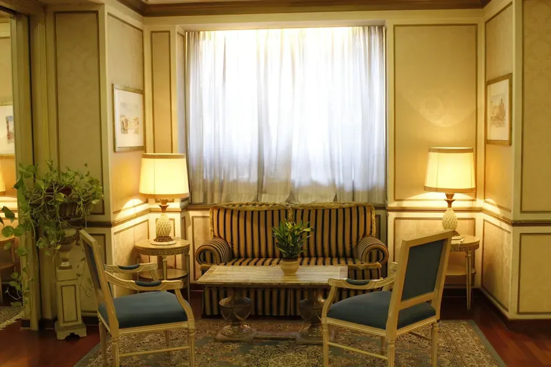 Lobby sitting area