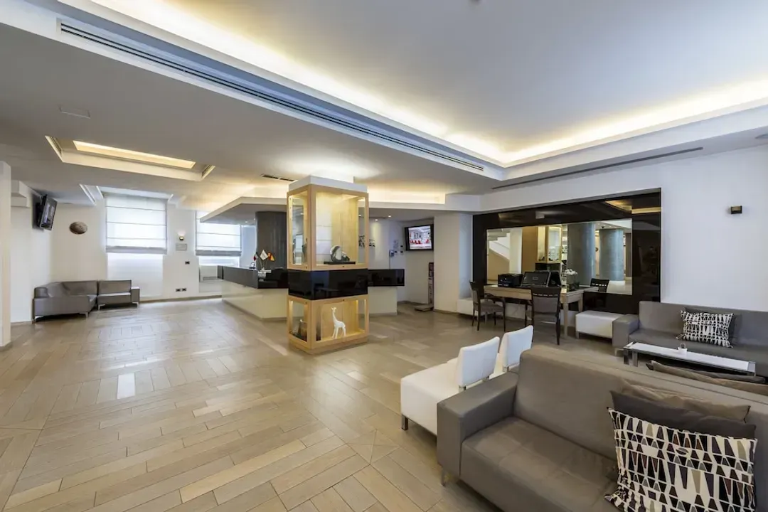 Lobby sitting area