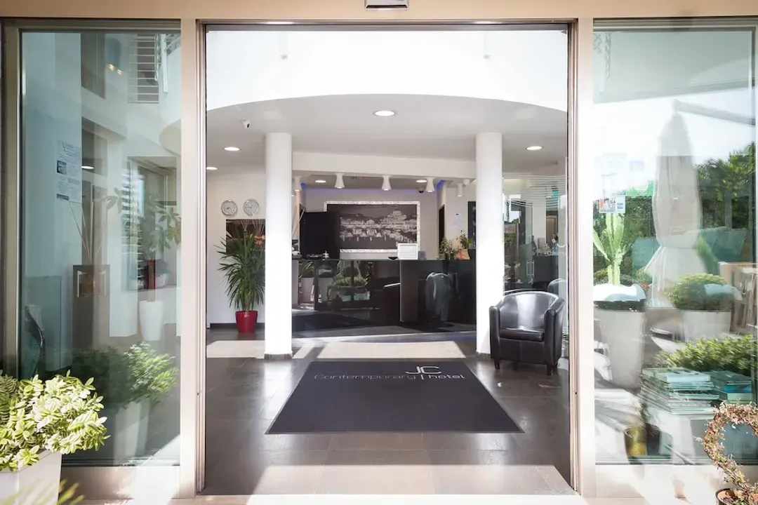 Interior entrance