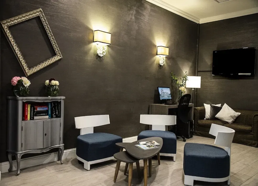 Lobby sitting area