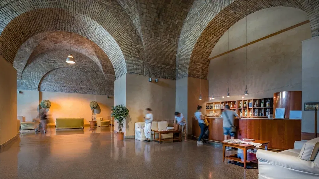 Interior entrance