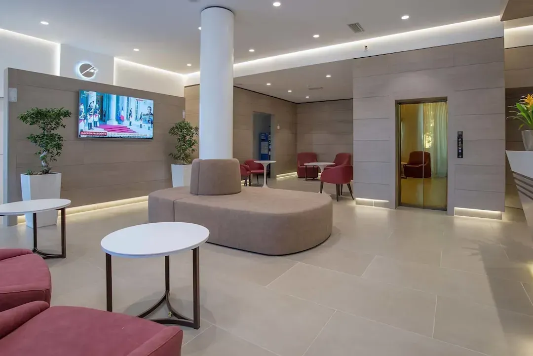 Lobby sitting area