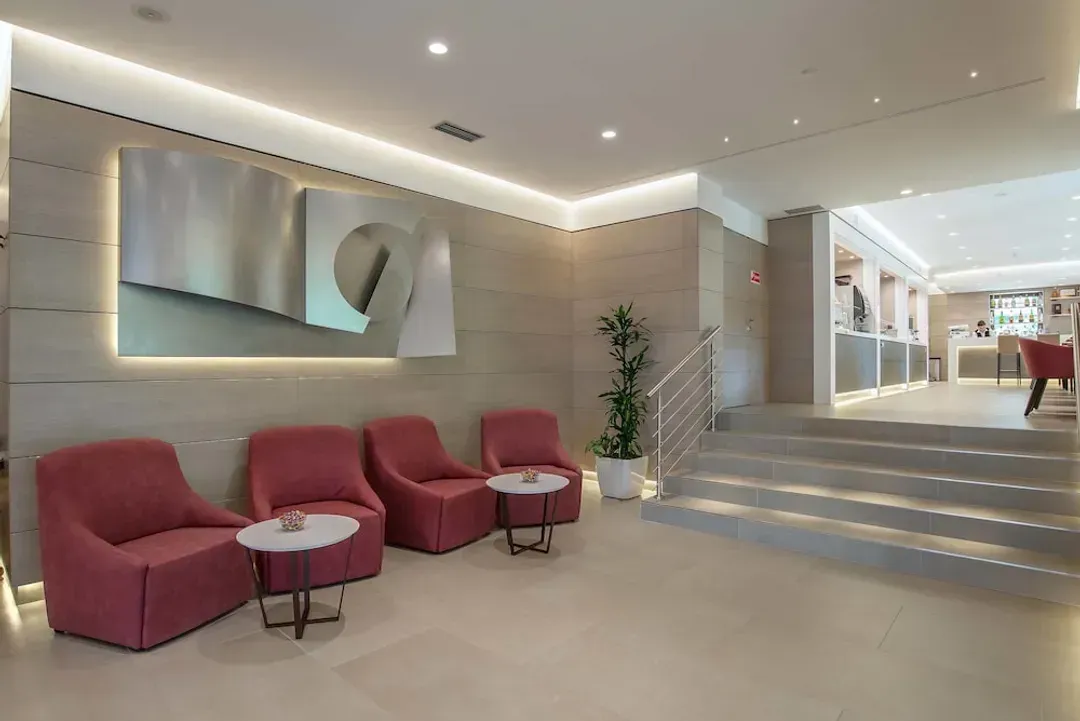 Interior entrance