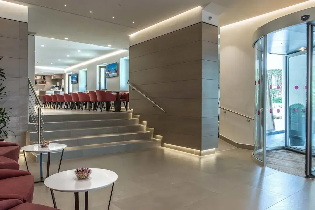 Interior entrance