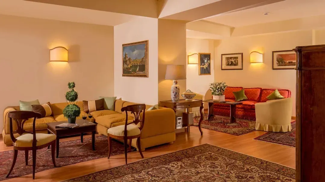 Lobby sitting area