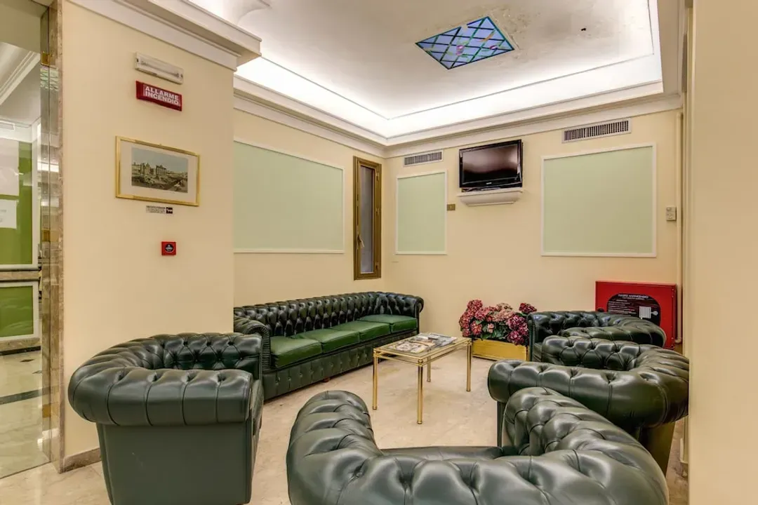 Lobby sitting area