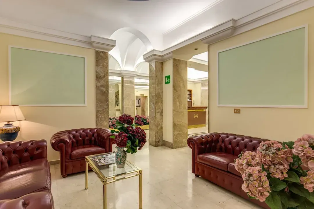 Lobby sitting area