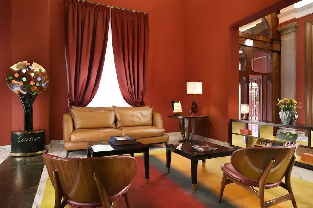 Lobby sitting area