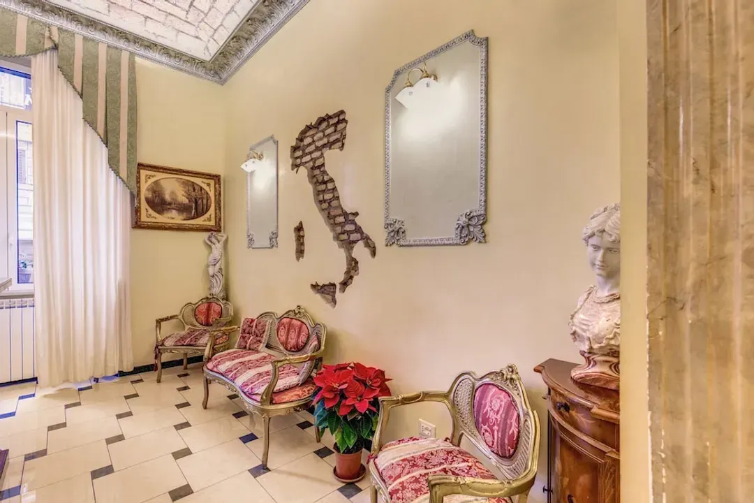 Interior entrance