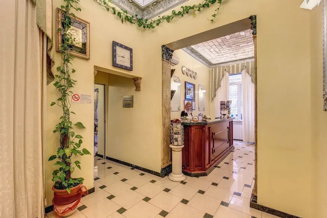 Interior entrance
