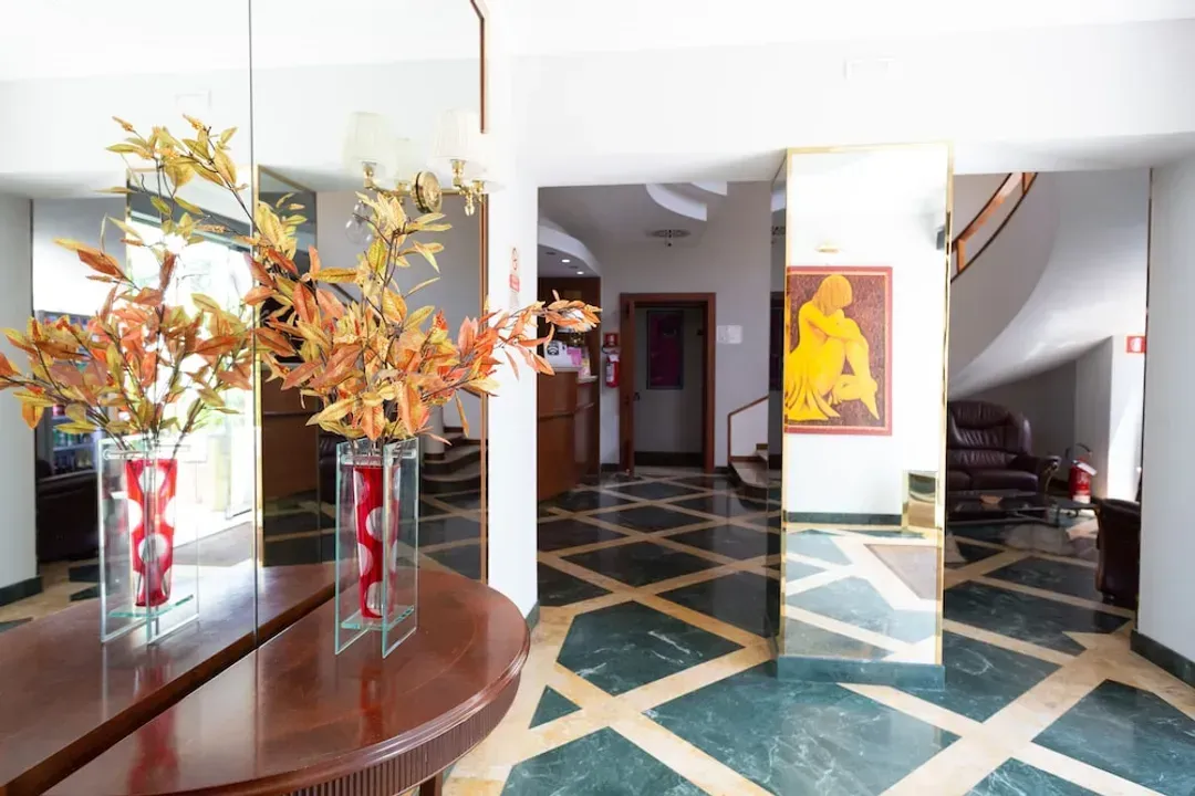 Interior entrance