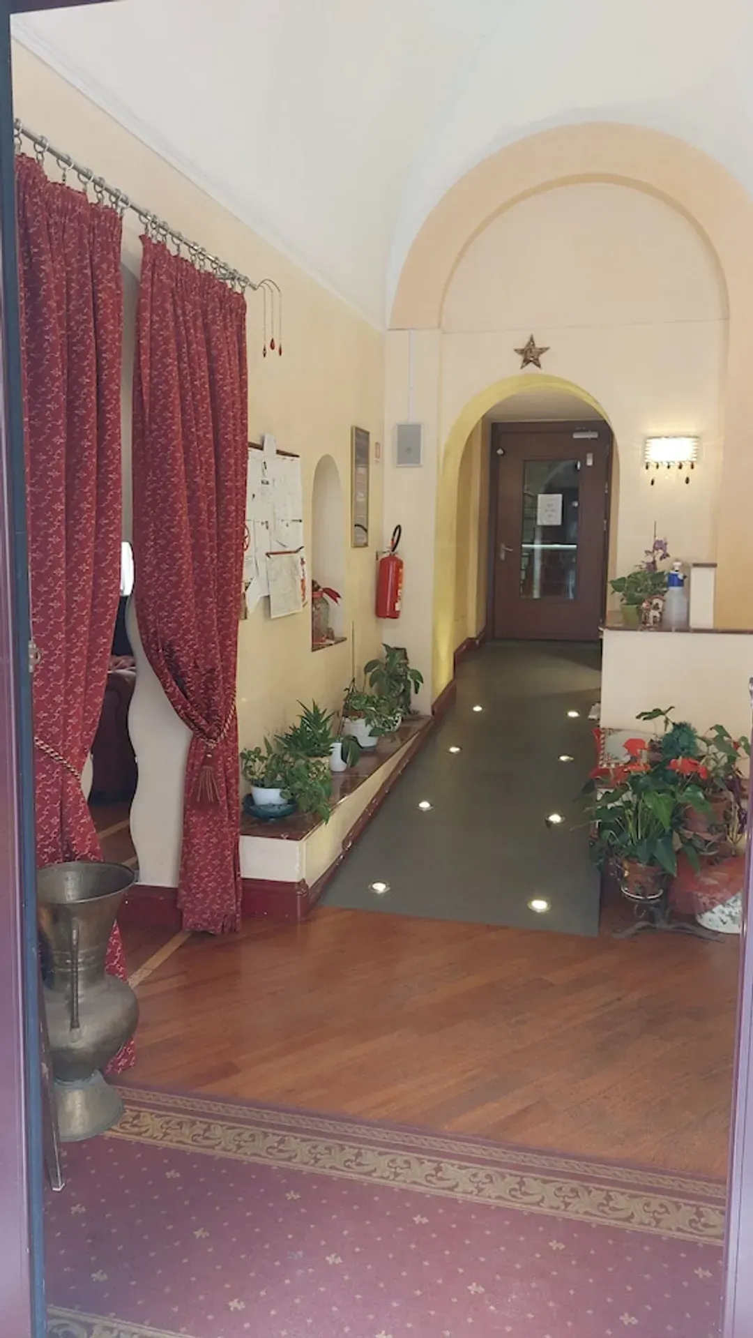 Interior entrance