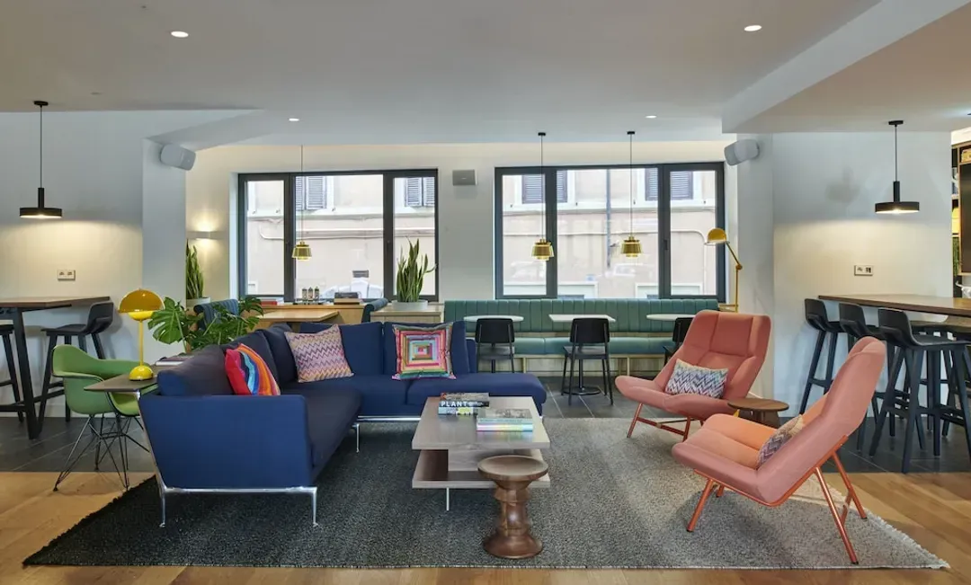 Lobby sitting area