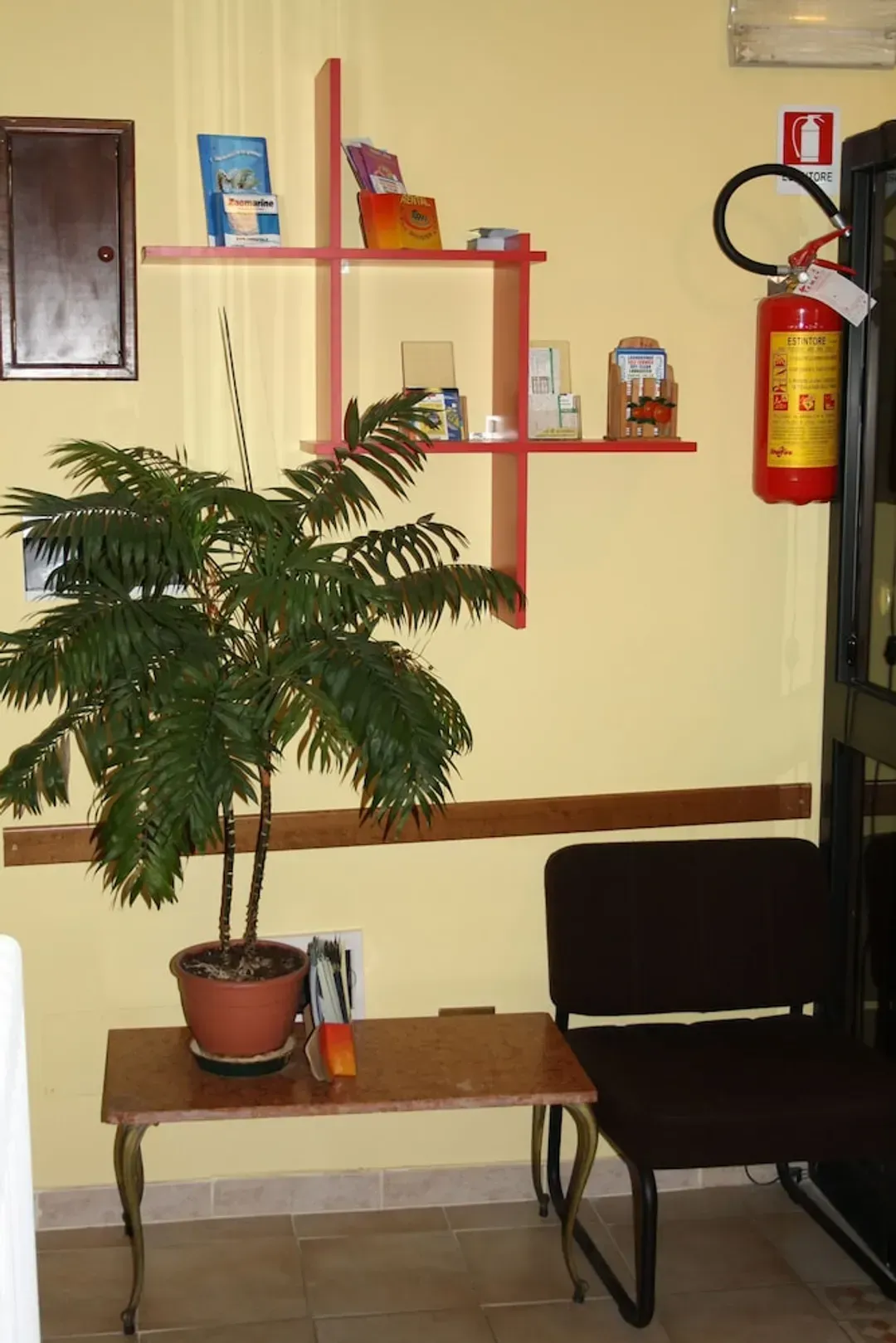 Interior entrance