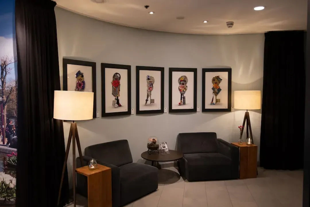 Lobby sitting area
