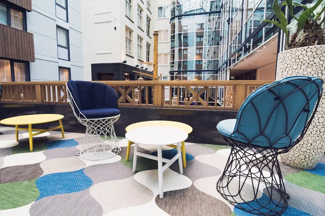 Lobby sitting area
