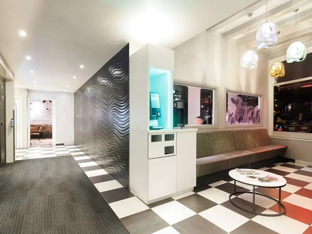 Lobby sitting area