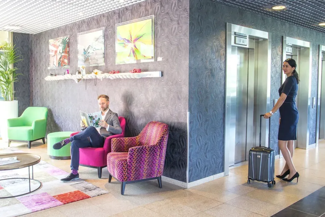 Lobby sitting area