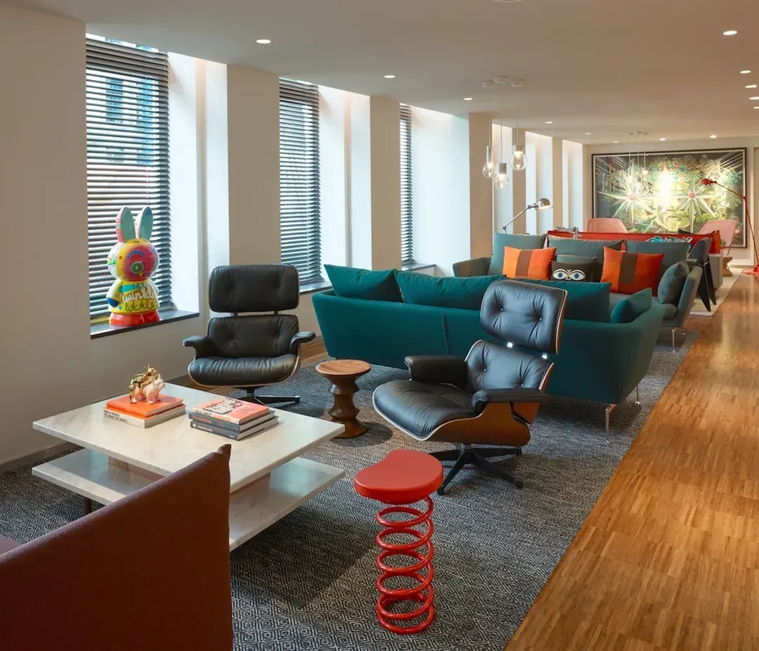 Lobby sitting area