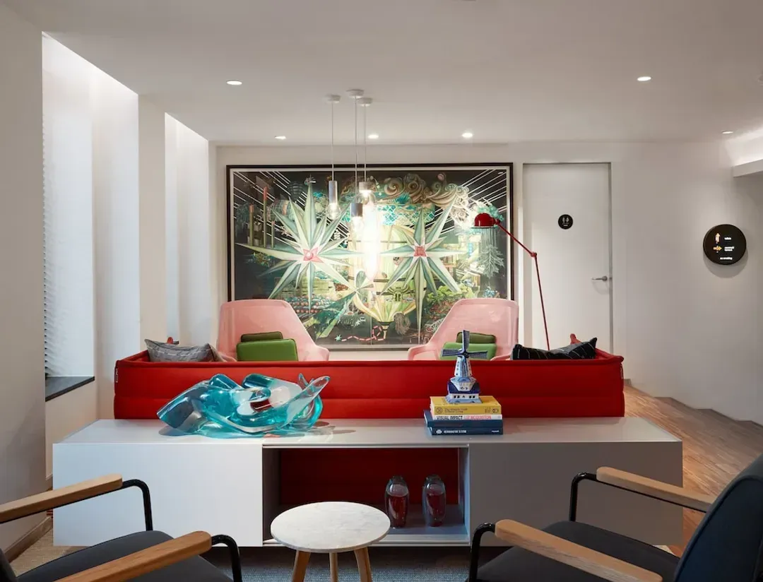 Lobby sitting area