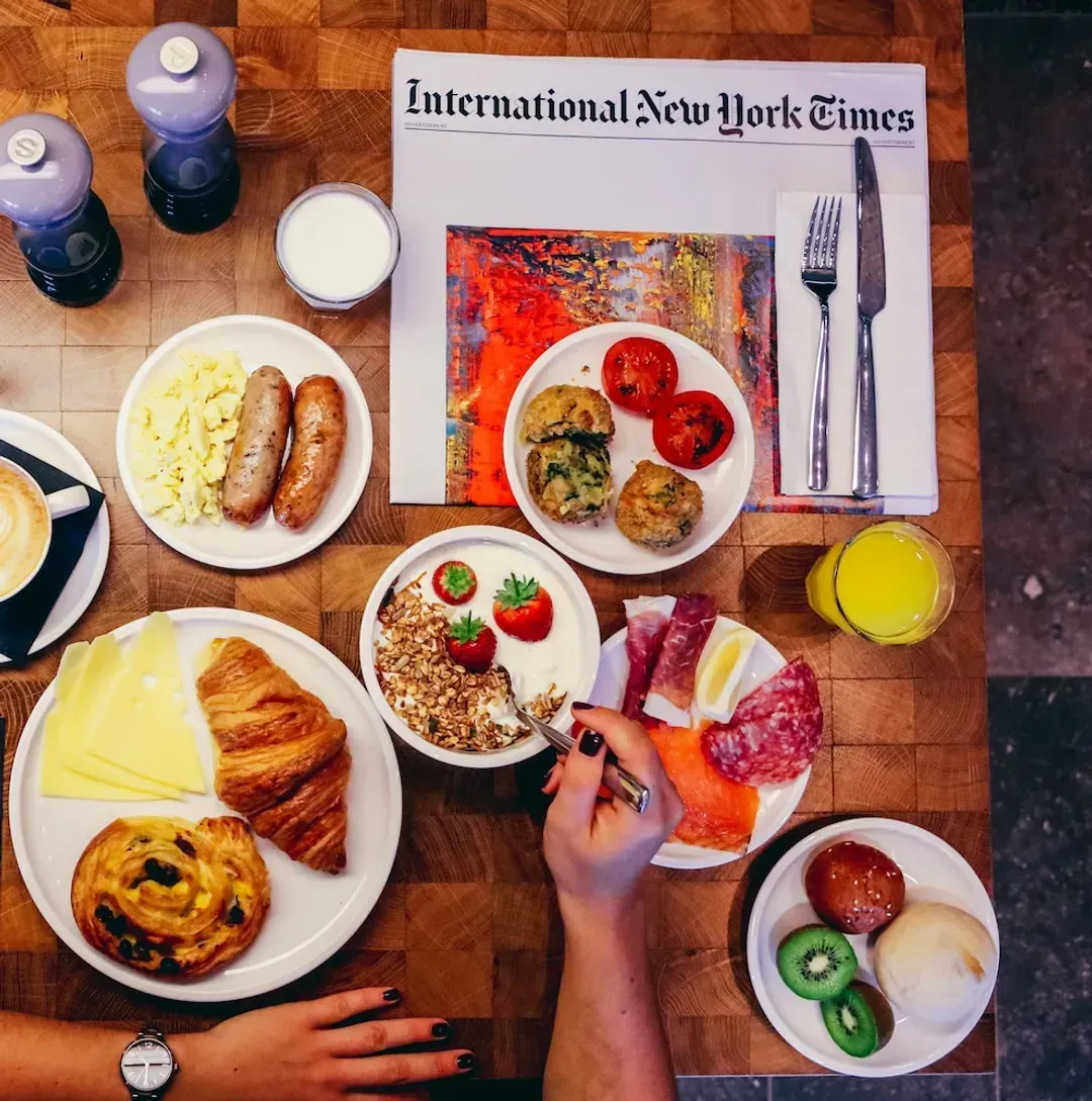 Breakfast buffet