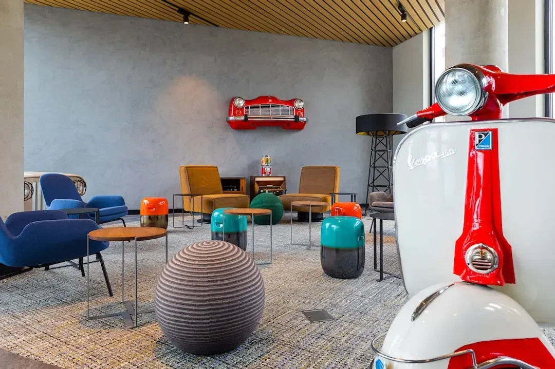 Lobby sitting area