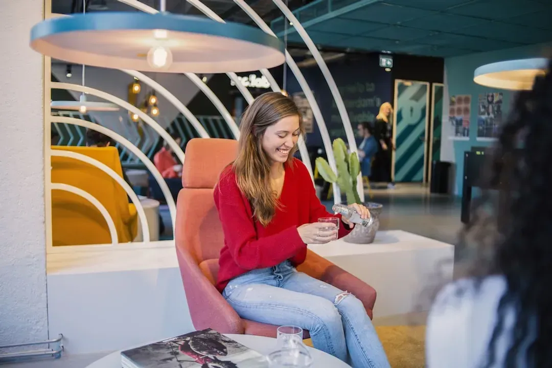 Lobby sitting area