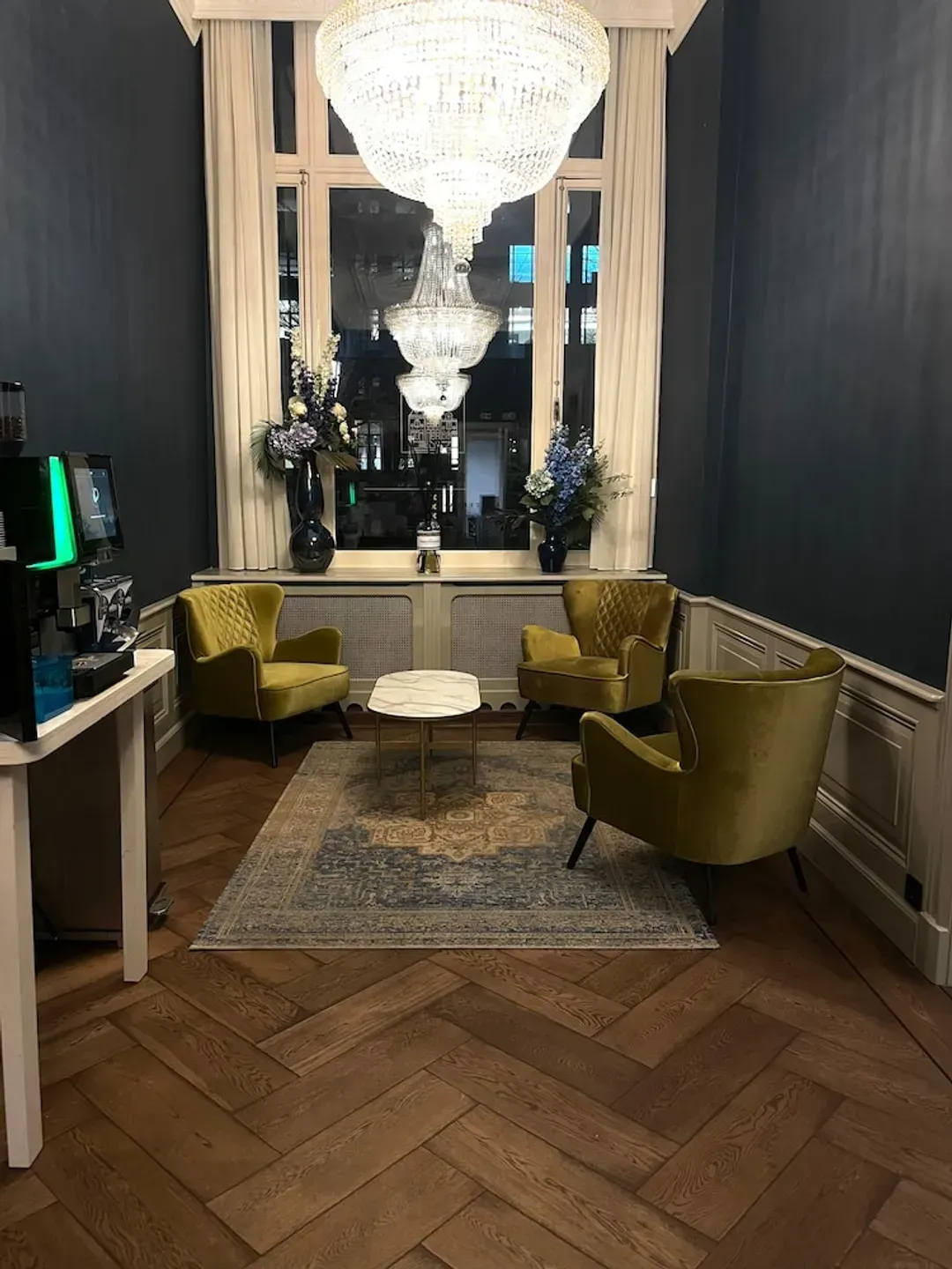Lobby sitting area