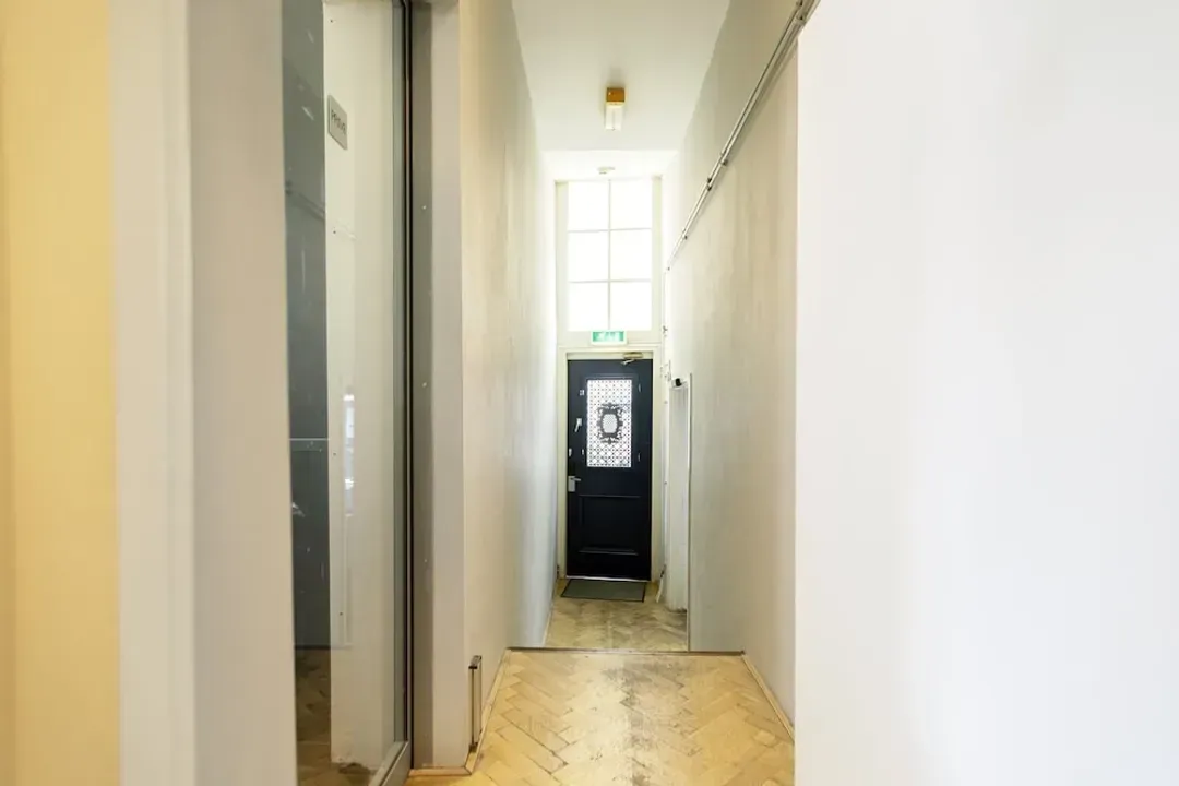 Interior entrance