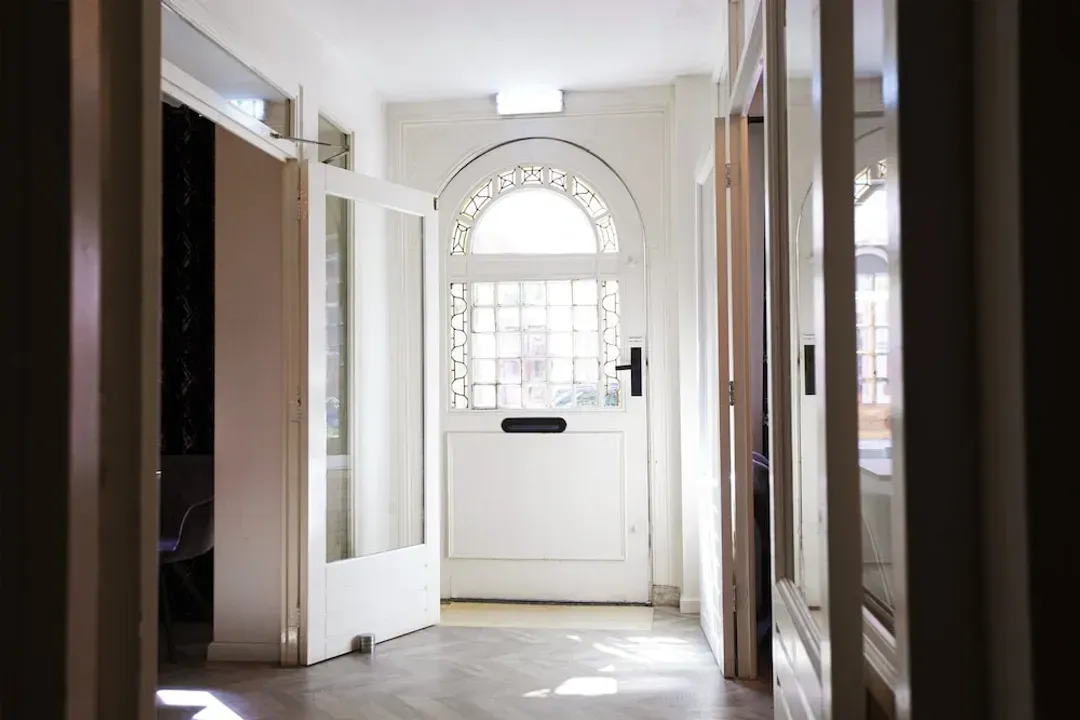 Interior entrance