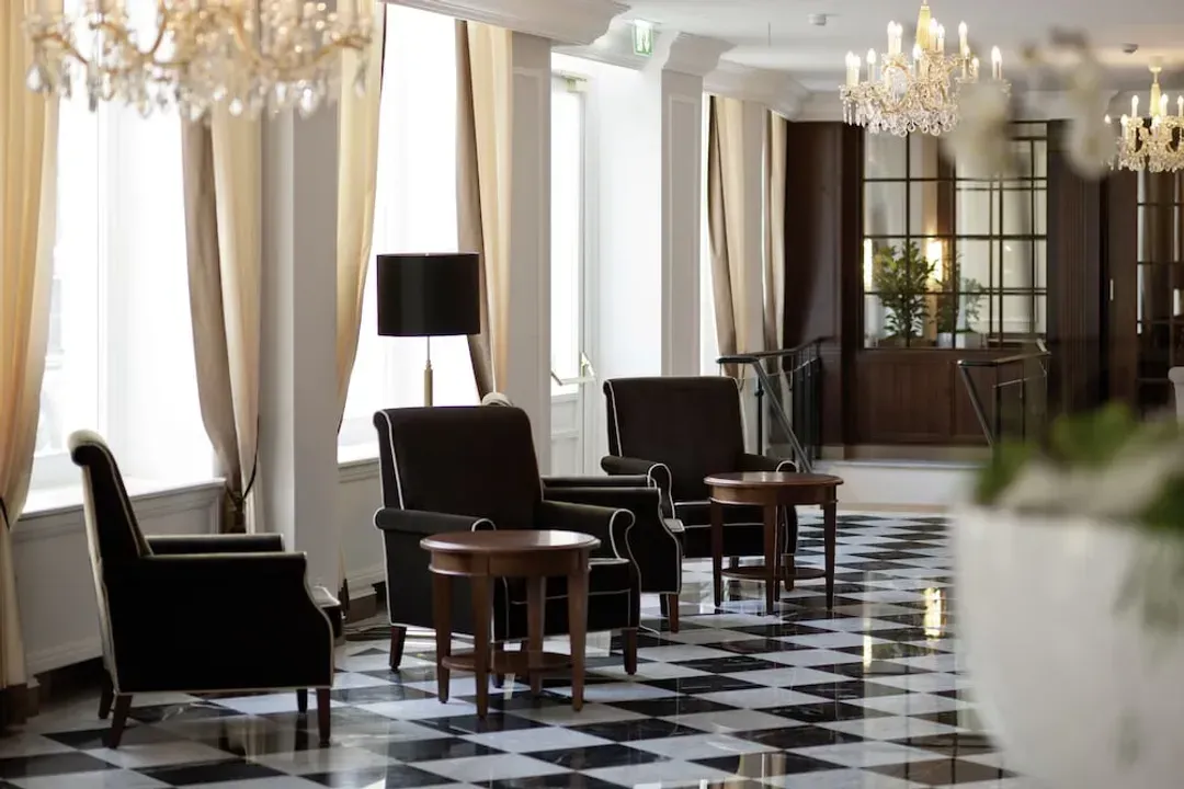 Lobby sitting area