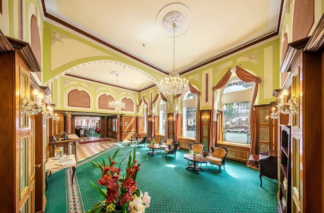 Interior entrance