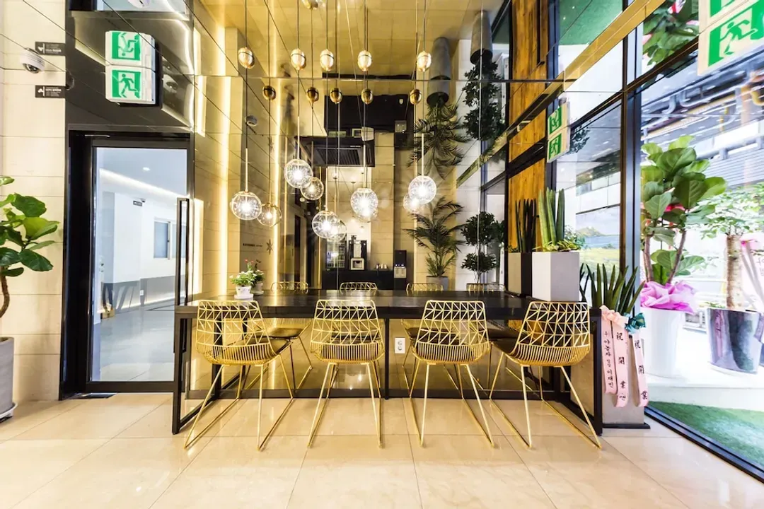 Lobby sitting area