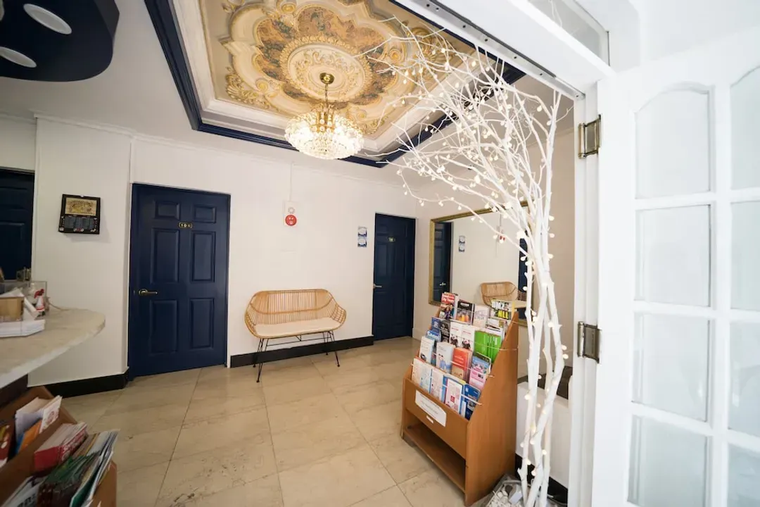 Lobby sitting area