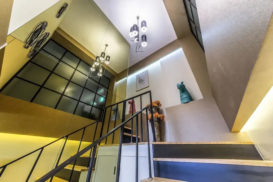 Interior entrance