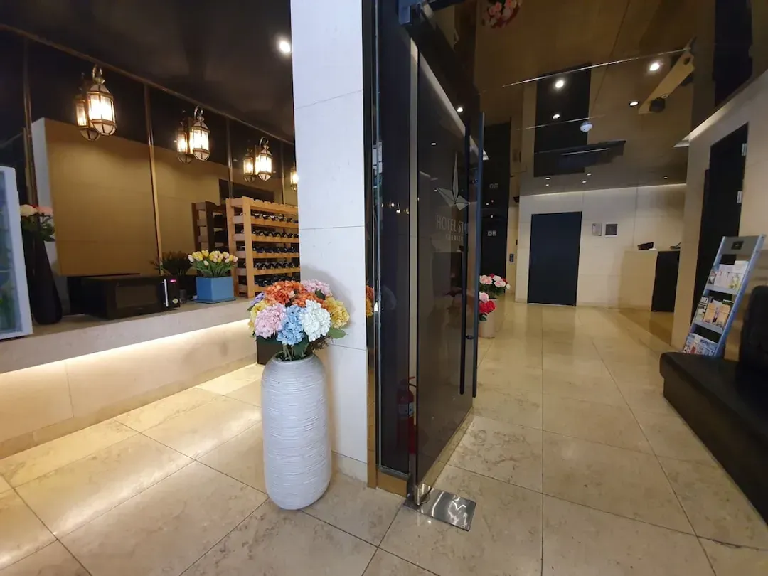 Interior entrance