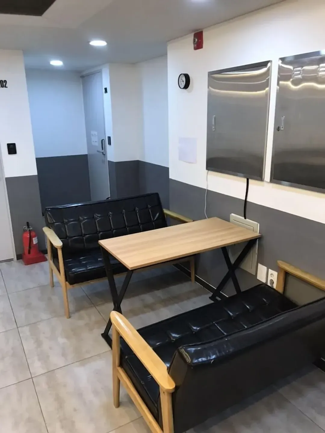 Lobby sitting area