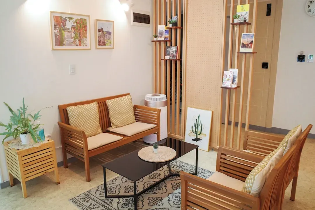 Lobby sitting area