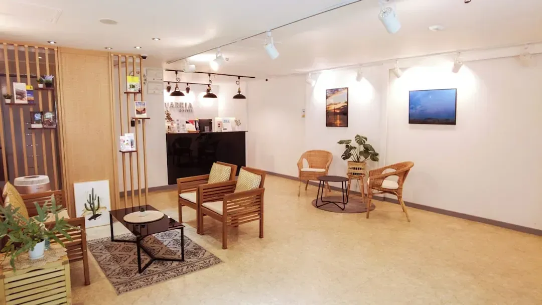 Lobby sitting area