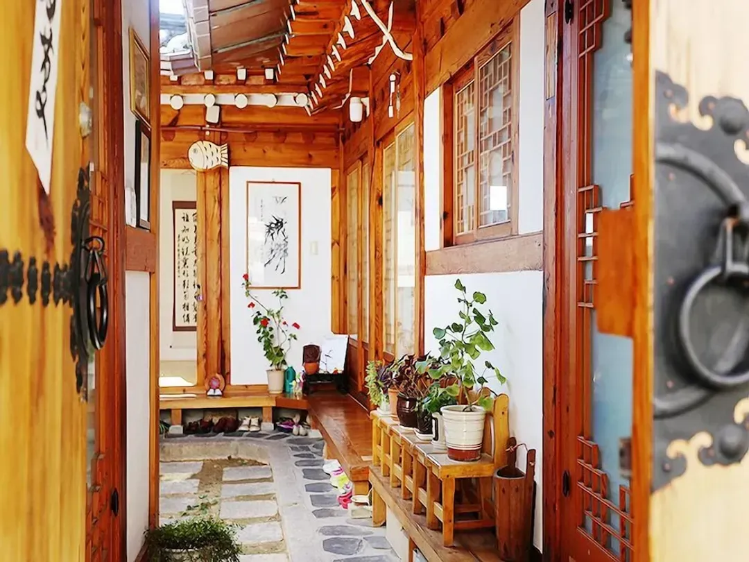Interior entrance