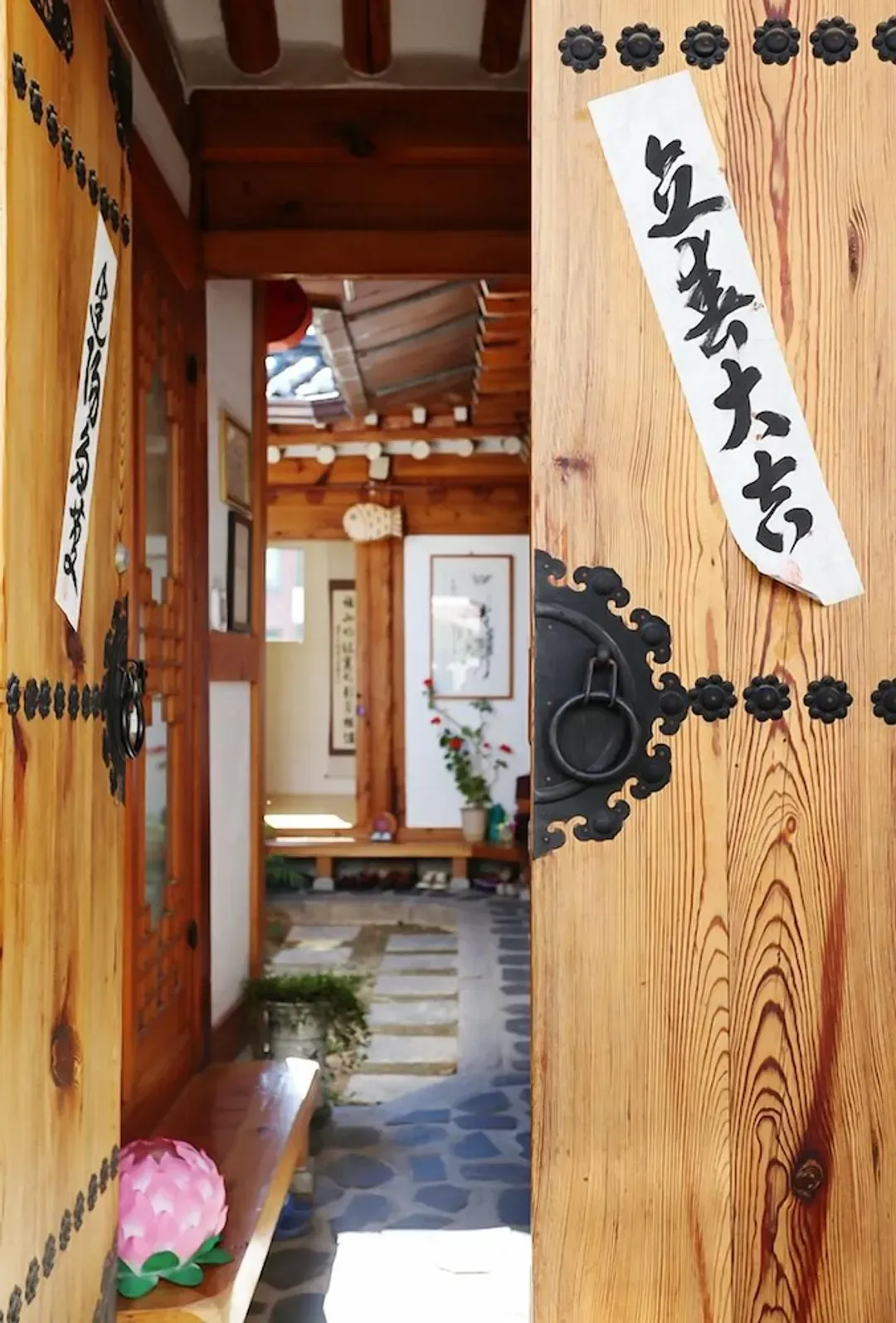 Interior entrance