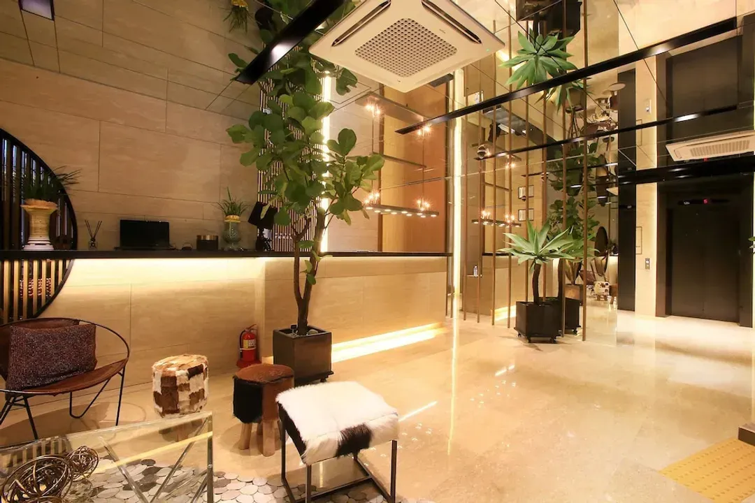 Lobby sitting area