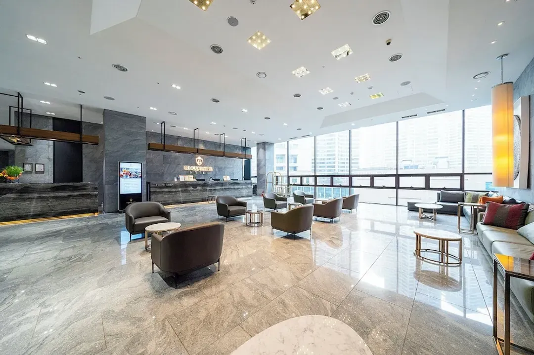 Lobby sitting area