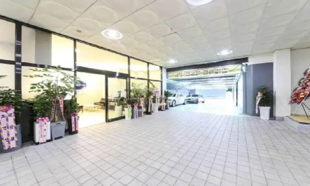 Interior entrance